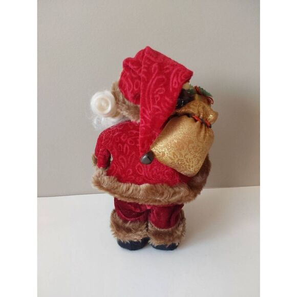 Santa Claus Figure Wind Up Music and Sways - Picture 4 of 6